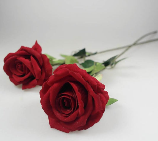 bulk 48 Articial Single Stem Rose 62cm