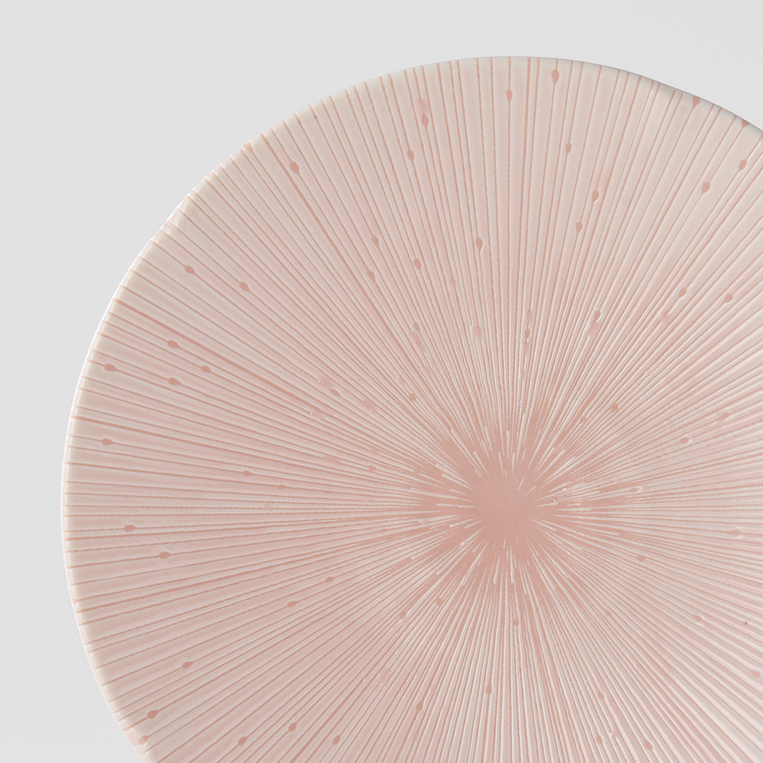 Dinner Plate 24.5cm Ice Pink Glaze - Image 2