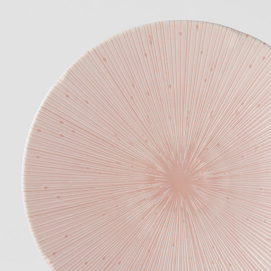 Dinner Plate 24.5cm Ice Pink Glaze - Image 2