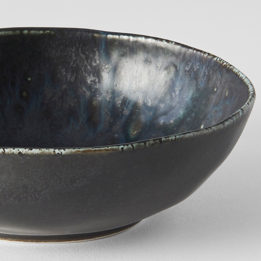 Bowl Oval 14cm BB Black Glaze - Image 3