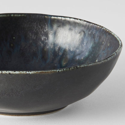 Bowl Oval 14cm BB Black Glaze - Image 3
