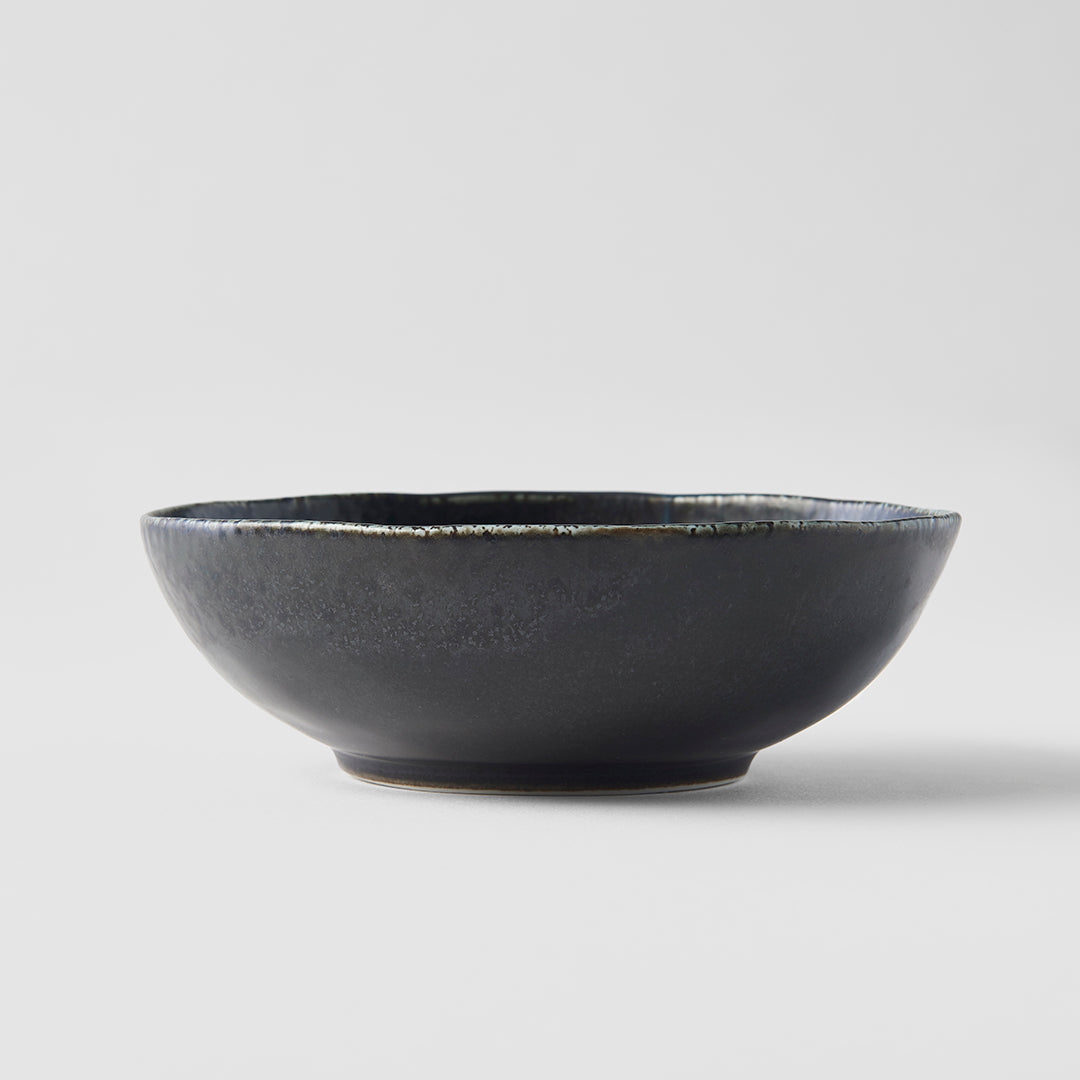 Bowl Oval 14cm BB Black Glaze - Image 4