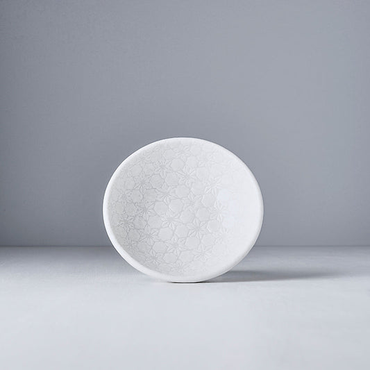 Tapas Bowl 13cm White Star Glaze - Image 2