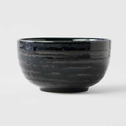 Bowl U Shape 13cm Copper Swirl Glaze - Image 3