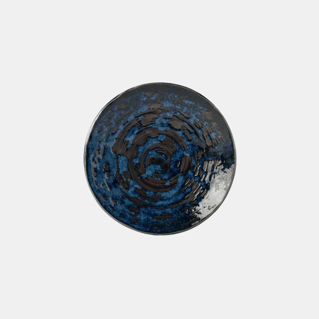 Saucer 13cm Copper Swirl Glaze - Image 2