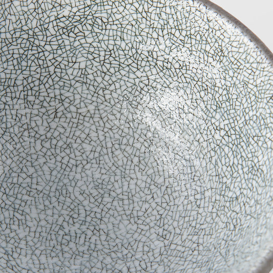 Bowl 15cm Crazed Grey Glaze - Image 2