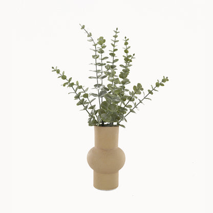 Costella Artifical Eucalyptus in Ceramic Vase 49cm - Image 2
