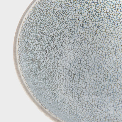 Bowl 15cm Crazed Grey Glaze - Image 3