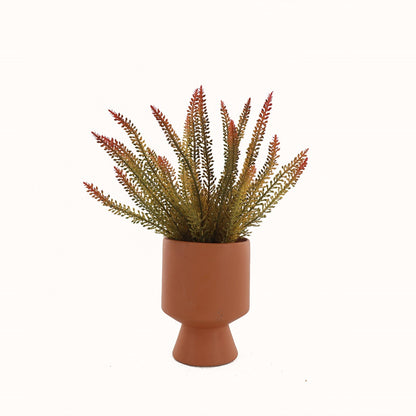 Jai Artifical Fern in Ceramic Vase 32cm - Image 3