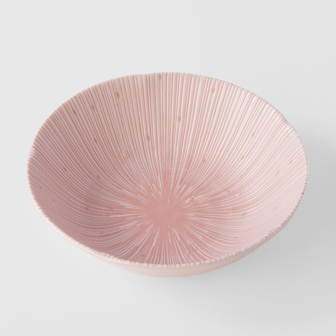 Bowl 14cm Ice Pink Glaze - Image 3