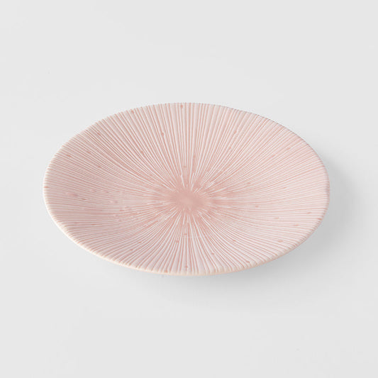 Tapas Plate 16.5 Ice Pink Glaze