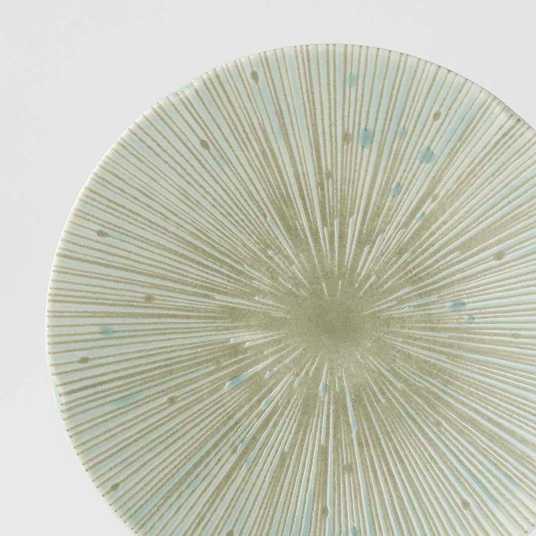 Tapas Plate 13cm Ice Green Glaze - Image 2