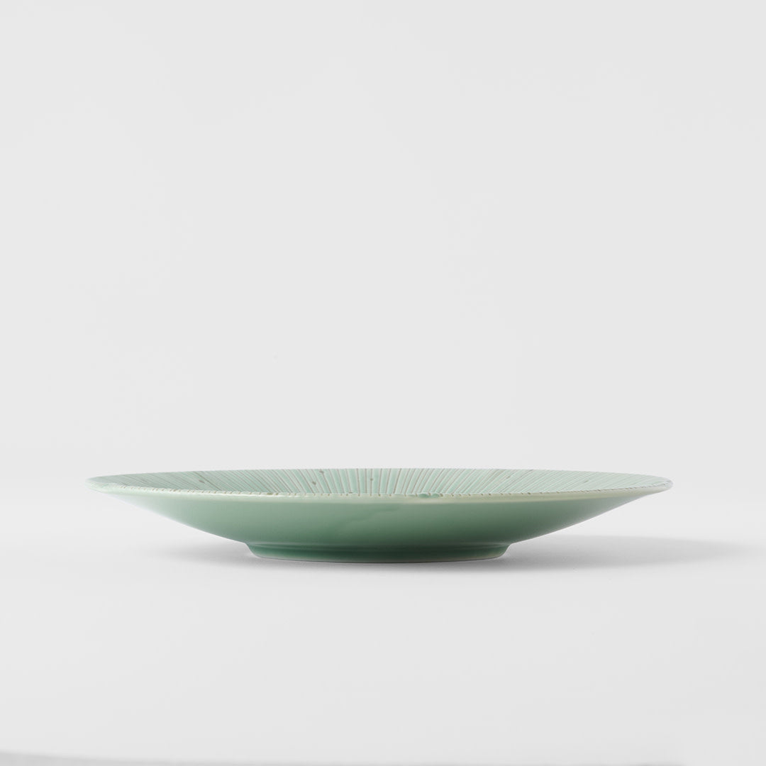 Side Plate 22cm Ice Green Glaze - Image 4