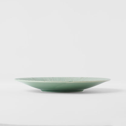 Side Plate 22cm Ice Green Glaze - Image 4