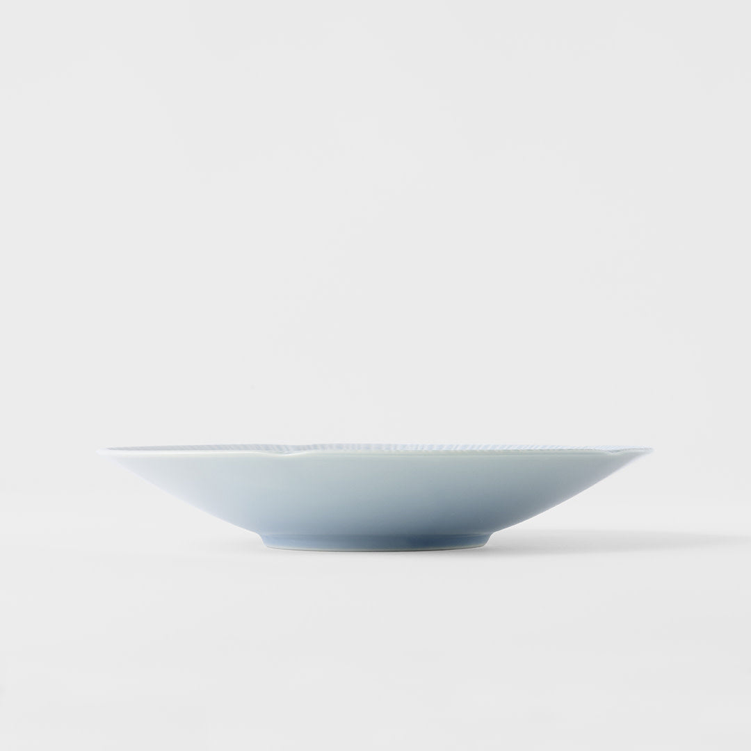 Pasta Bowl 22.5cm Ice Blue Glaze - Image 3