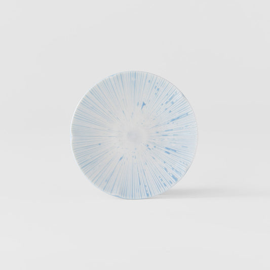Tapas Plate 13cm Ice Blue Glaze - Image 2