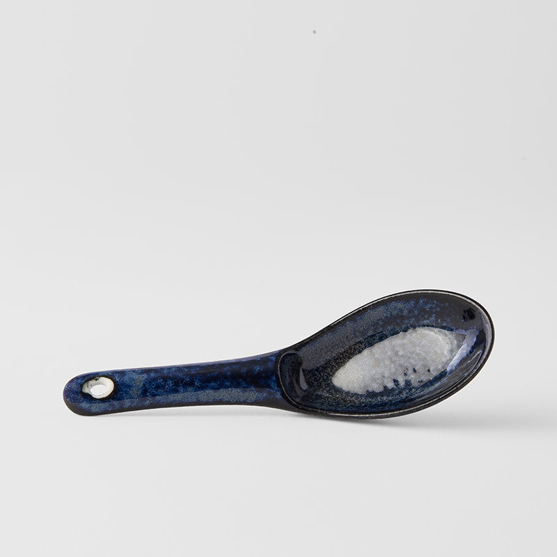 Spoon 15cm Kanso Indigo Blue Glaze - Image 2