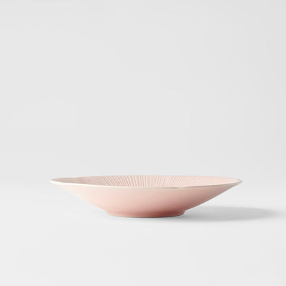 Pasta Bowl 22.5cm Ice Pink Glaze - Image 3