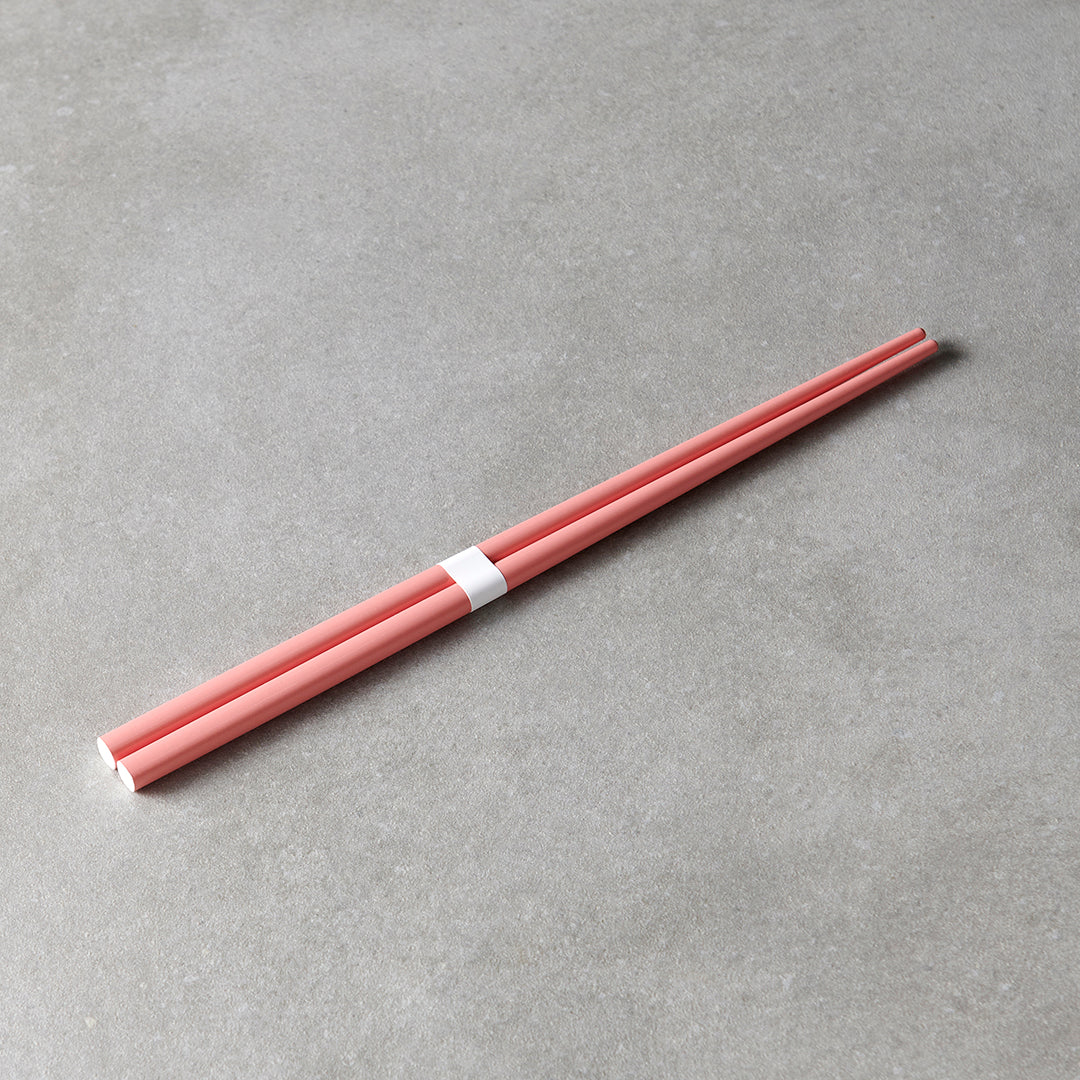 Chopsticks Lacquered Pink & White - Image 2