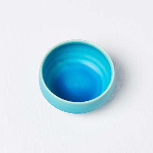 Tea Cup 100ml Dry Turquoise Glaze - Image 3