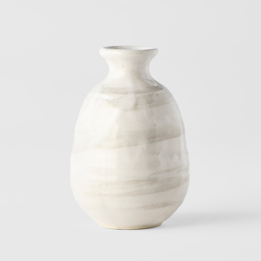 Sake Jug 300ml White Glaze - Image 3