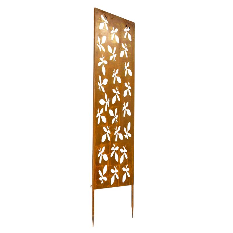 Rust Garden Screen Stake 150cm - Image 3