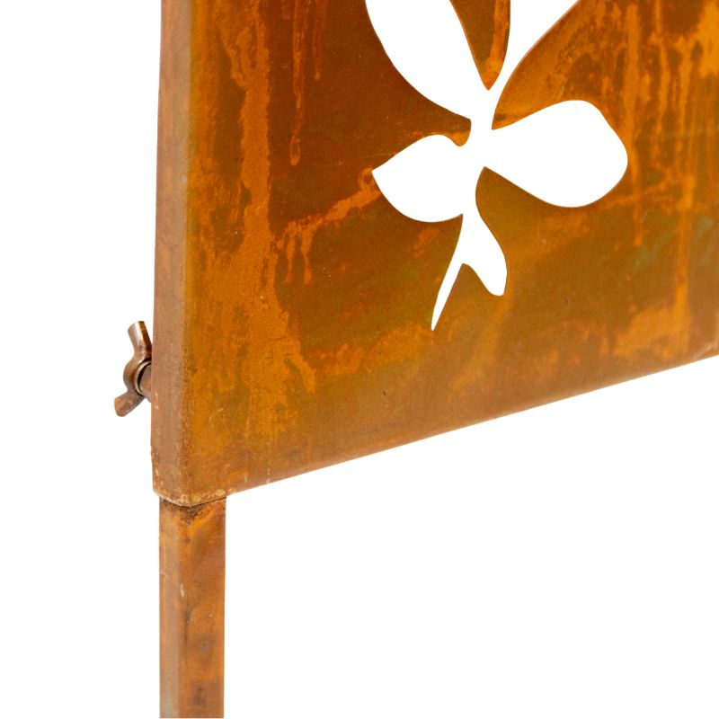 Rust Garden Screen Stake 150cm - Image 4