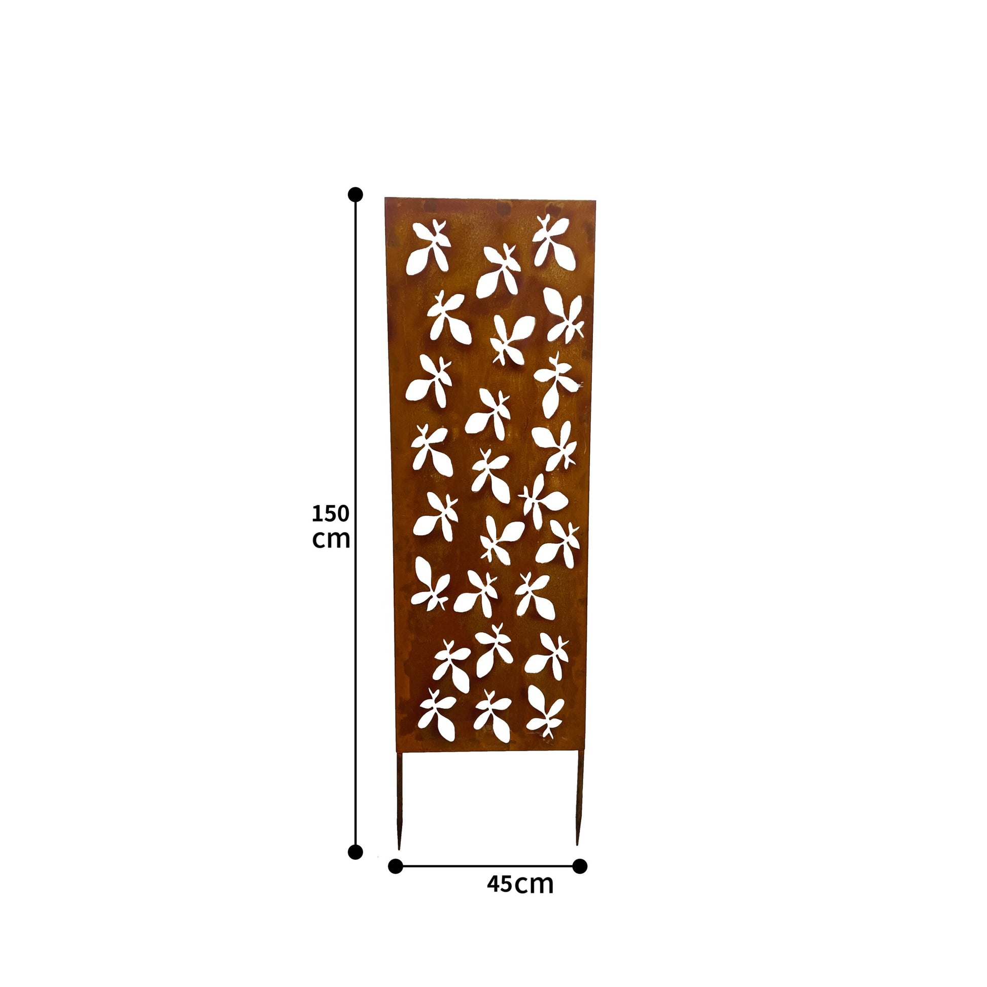 Rust Garden Screen Stake 150cm - Image 5
