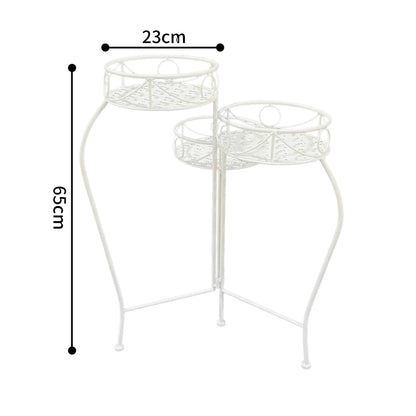 Riviera 3 Tier Round Potplant Stand 65cm - Image 5