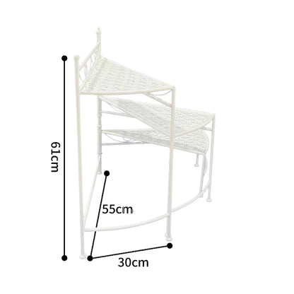 Riviera 3 Tier Fold Out Shelf Stand 36cm - Image 5