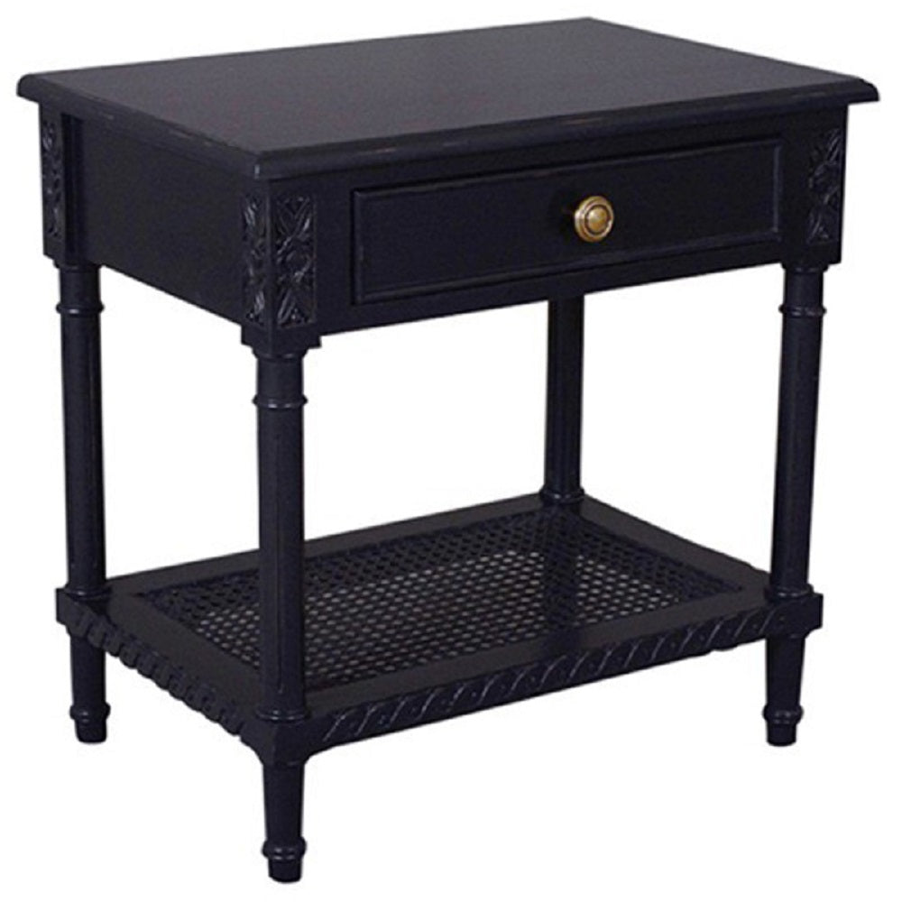 Polo Side Table Bedside Lamp Unit 60cm