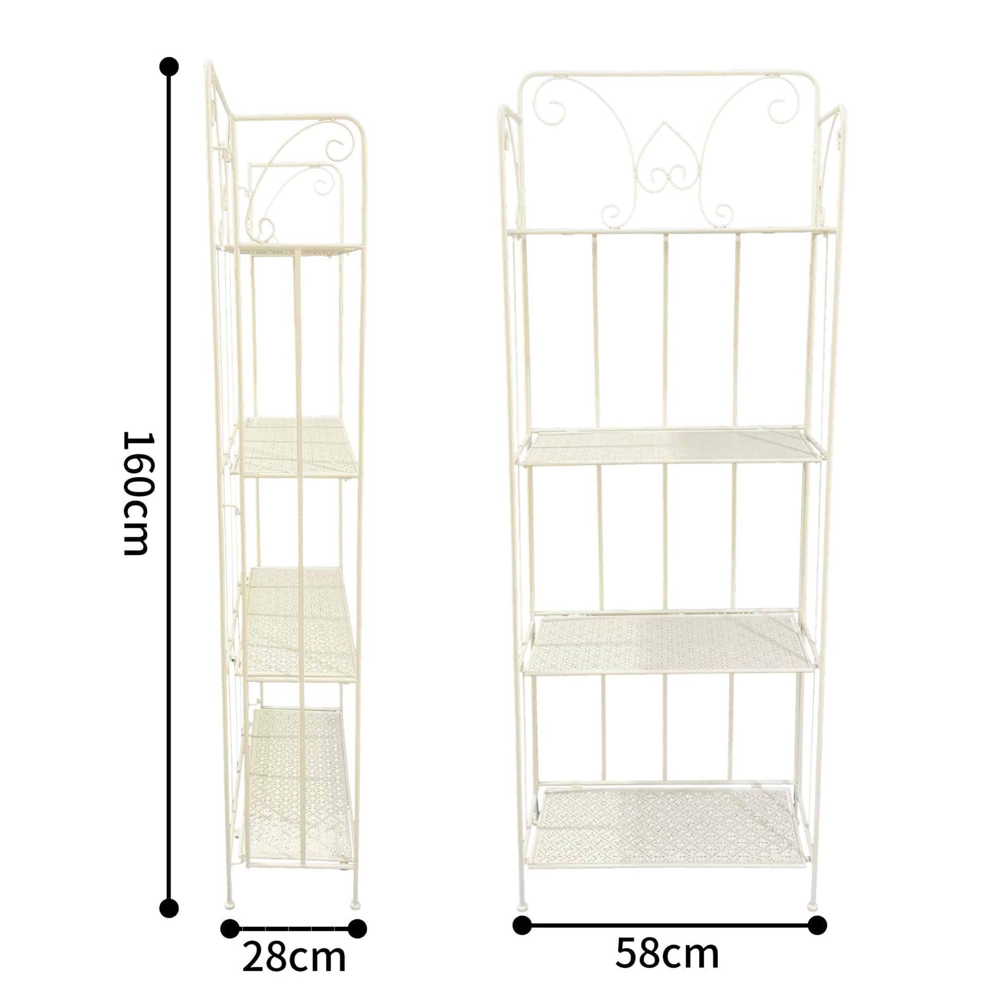 Bordeaux Baker Stand 4-Shelf Unit 160cm - Image 4