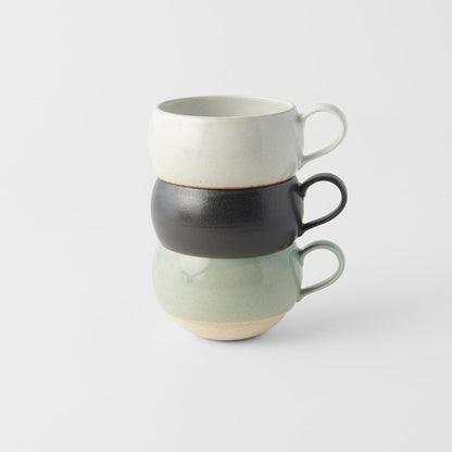 Sphere Mug with Handle 300ml Tomei Blue Glaze - Image 3