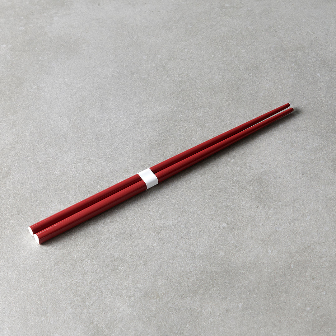 Chopsticks Lacquered Red & White - Image 3