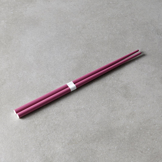 Chopsticks Lacquered Plum & White - Image 2