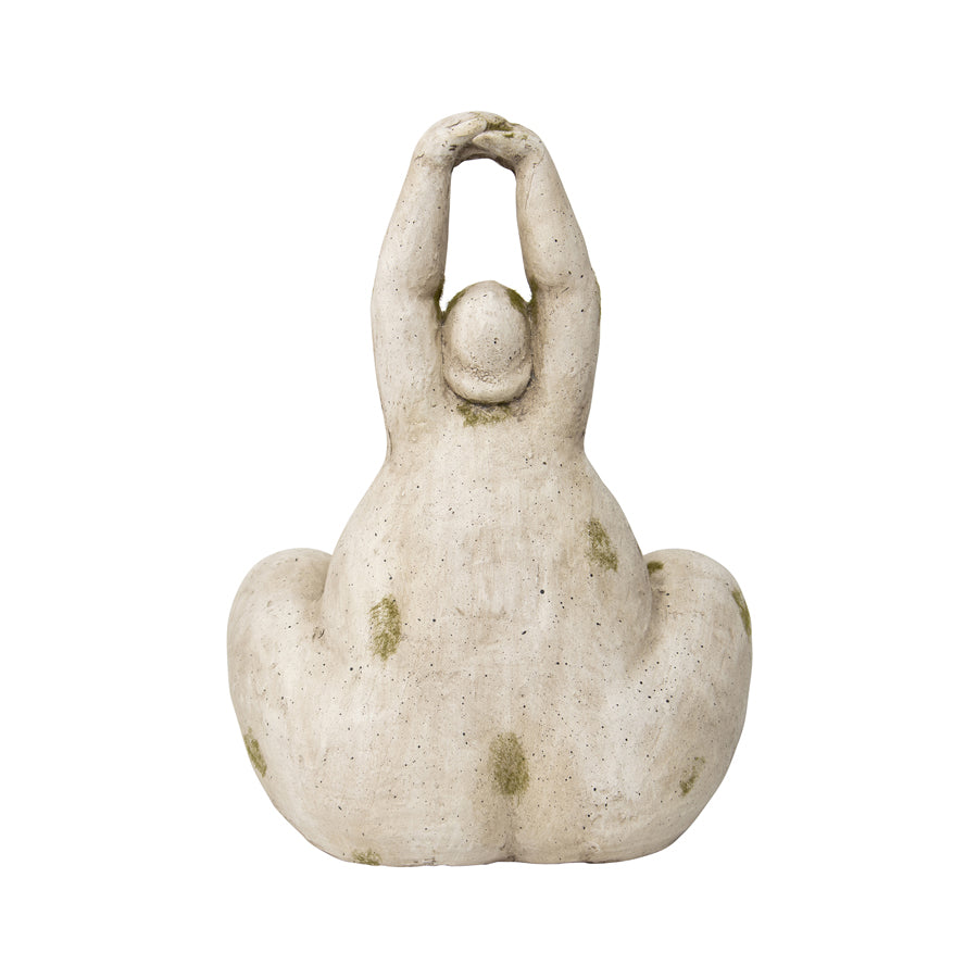 Yoga Pose Lady Garden Statue 24x43cm - Image 2
