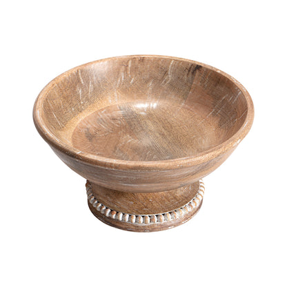 Handcrafted Beaded Round Bowl 28cm - Image 3