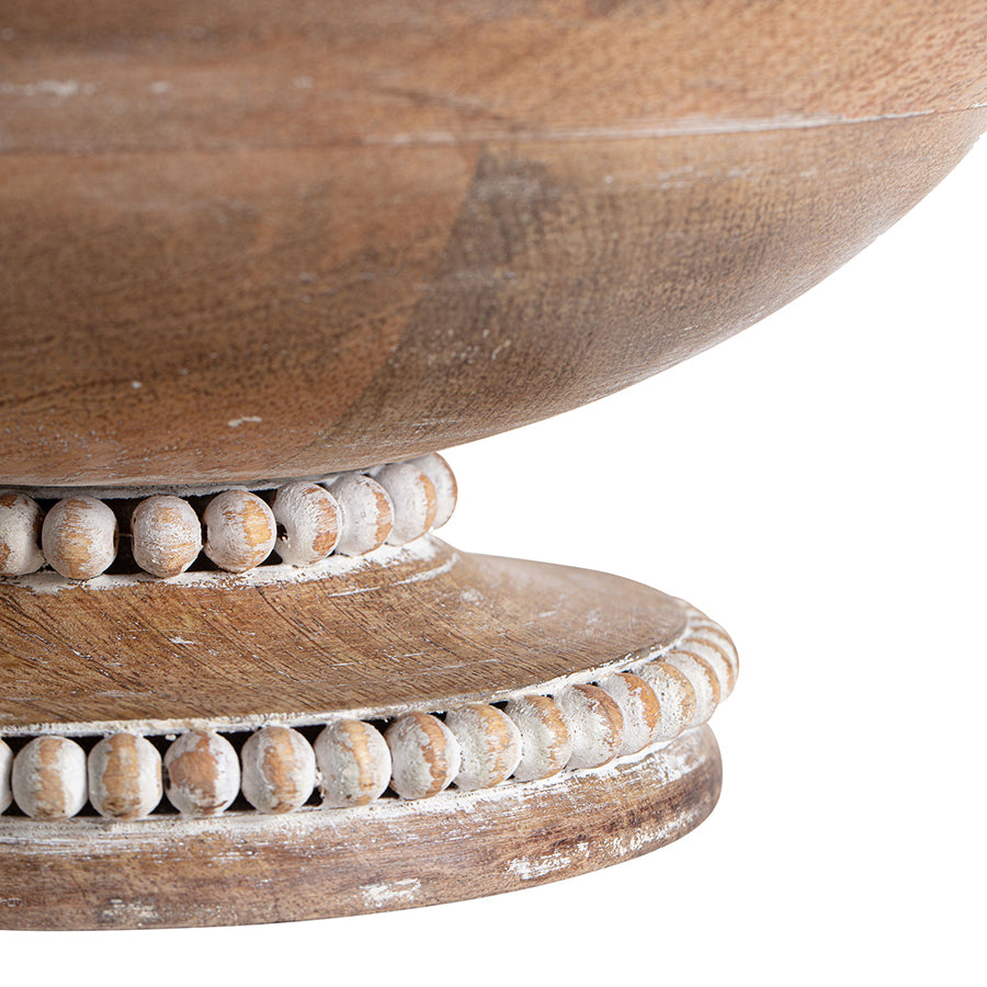 Handcrafted Beaded Round Bowl 28cm - Image 2
