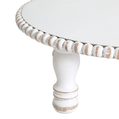 Mango Wood Round Beaded Display Stand 45cm - Image 4