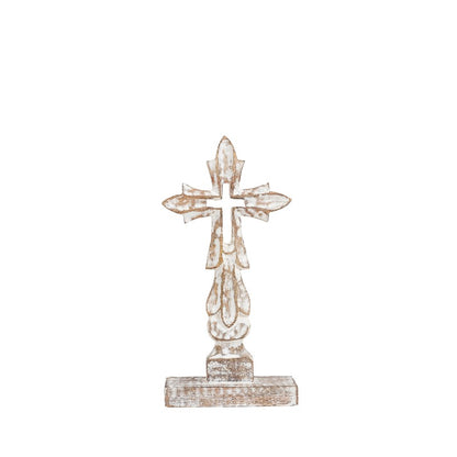 Handcrafted Latin Cross On Base 30cm - Image 2