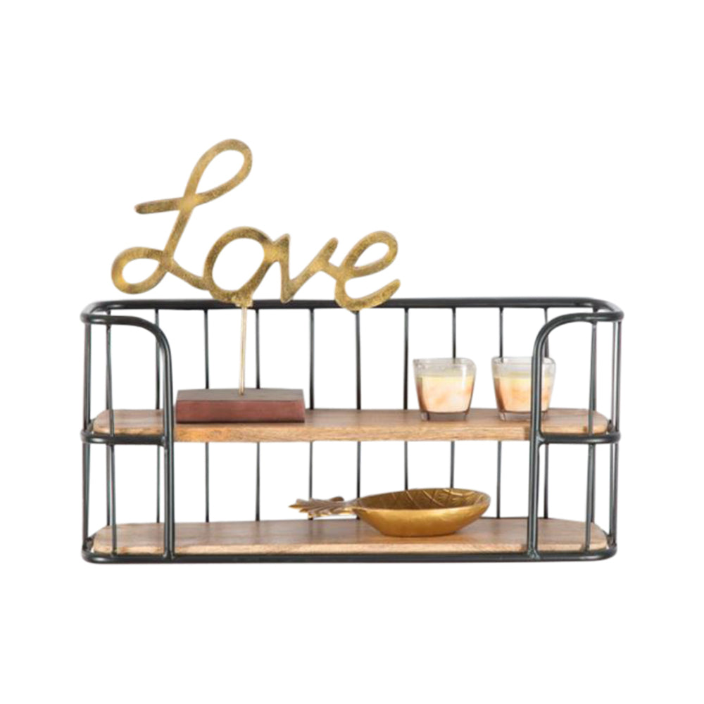 Industro Mangowood Wall Shelf 64cm