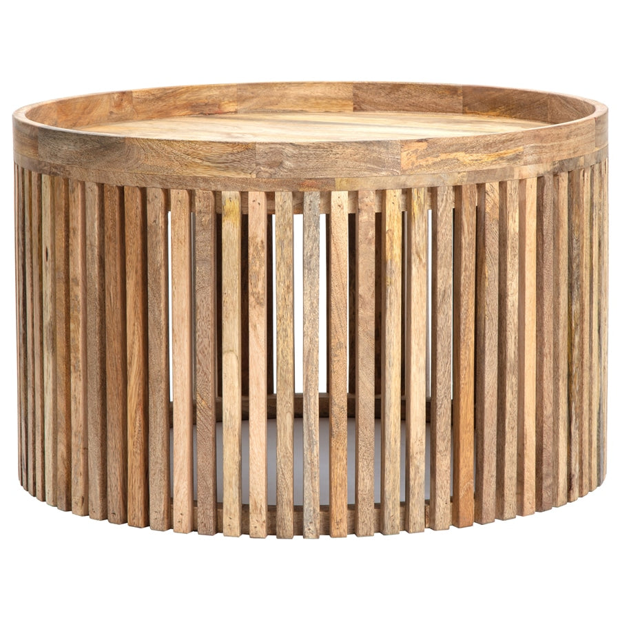 Tropea Mango Wood Coffee Table 75cm - Image 4