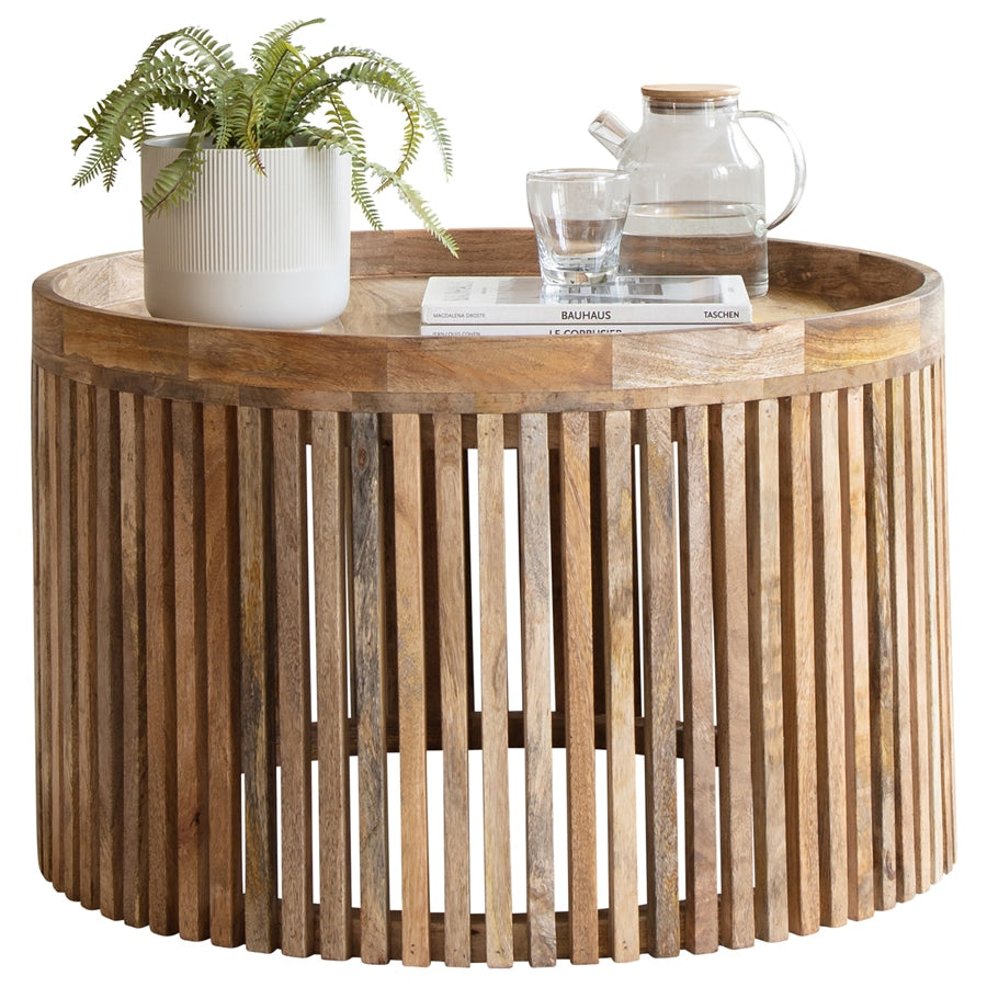 Tropea Mango Wood Coffee Table 75cm