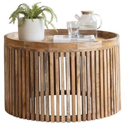 Tropea Mango Wood Coffee Table 75cm