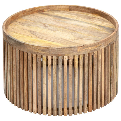 Tropea Mango Wood Coffee Table 75cm - Image 2