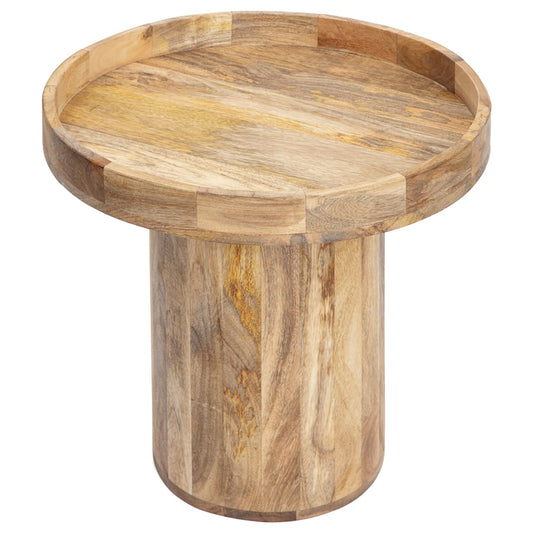 Tropea Mango Wood Side Table 50cm - Image 2