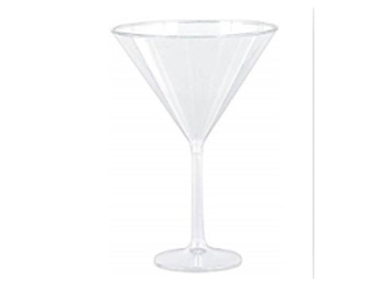 bulk 24 739Mls Jumbo Disposable Martini Glass 25cm