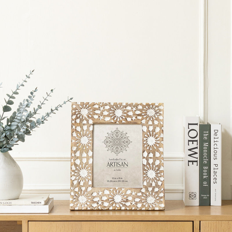 Handcrafted 6x8in 'Sunflower' Photoframe 31cm - Image 3