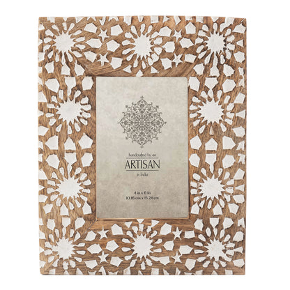 Handcrafted 4x6in 'Sunflower' Photoframe 25cm
