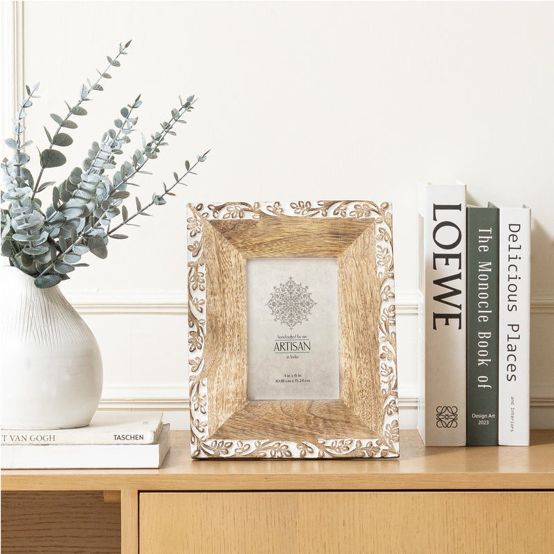 Handcrafted 4x6in 'Layered' Photoframe 25cm - Image 3